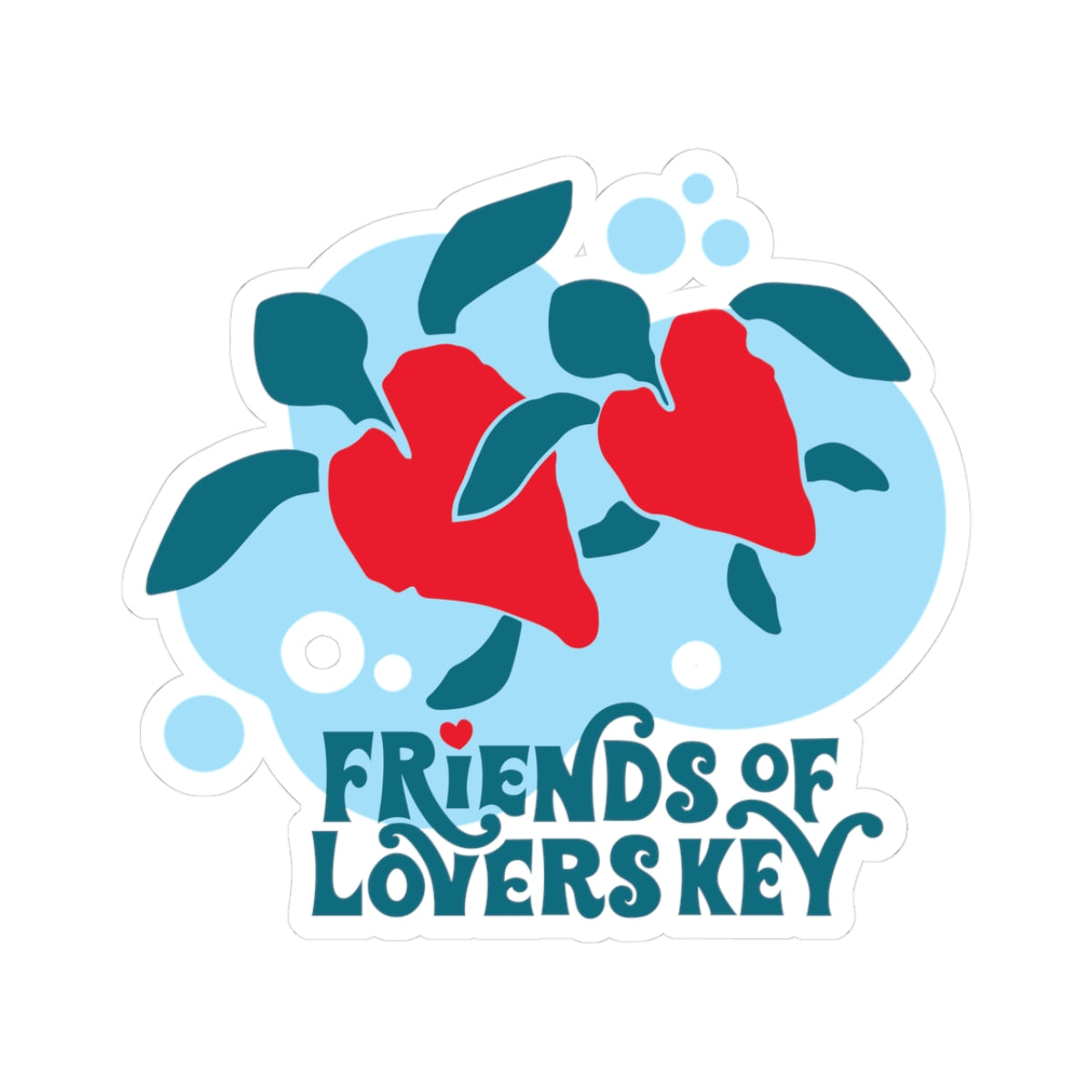 Friends of Lovers Key Kiss-Cut Stickers