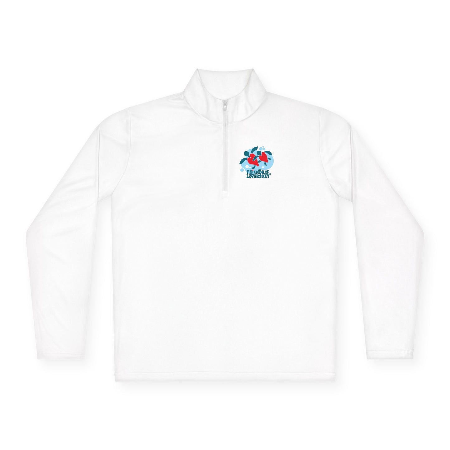 Friends of Lovers Key Logo, Unisex Quarter-Zip Pullover