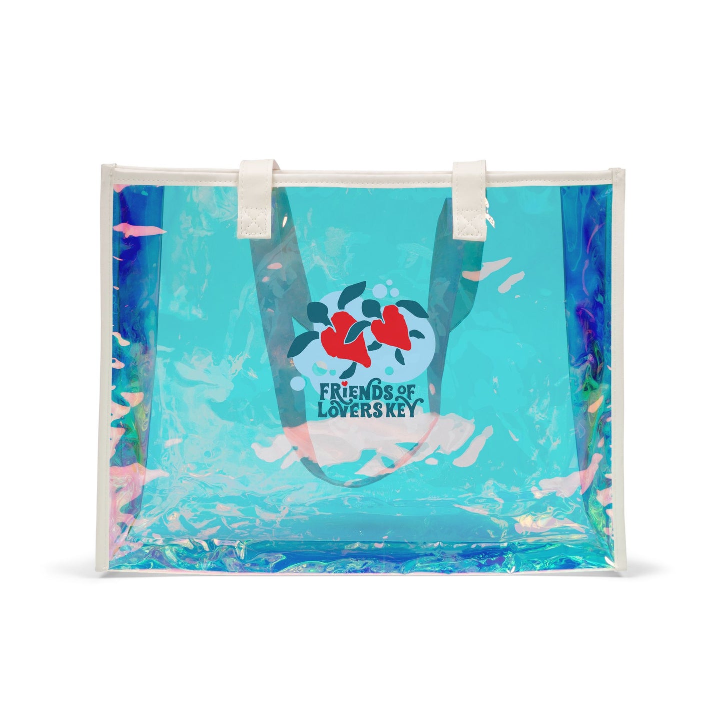 Friends of Lovers Key Weekender Bag - Holographic Beach Tote