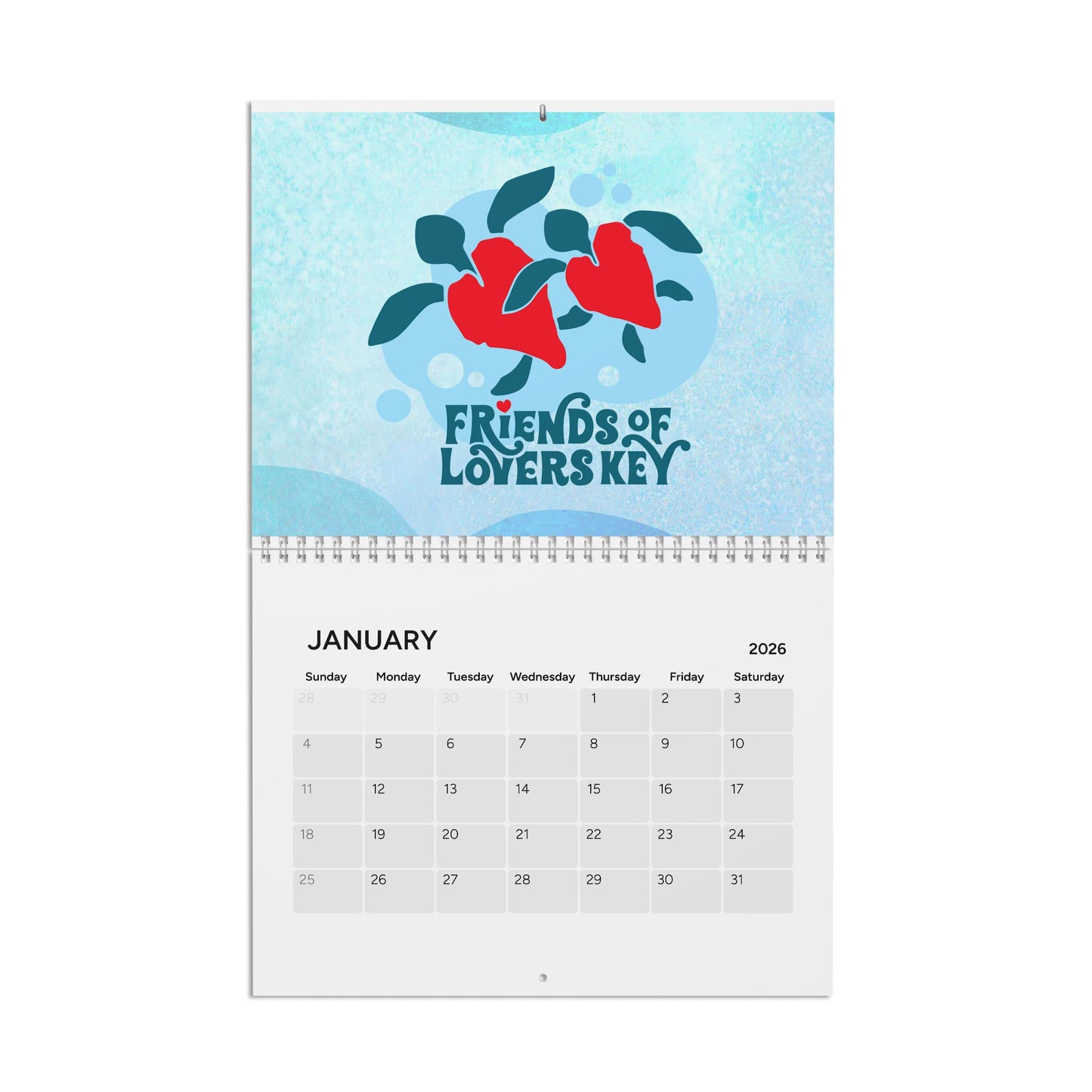 Friends of Lovers Key Wall Calendar — 2026