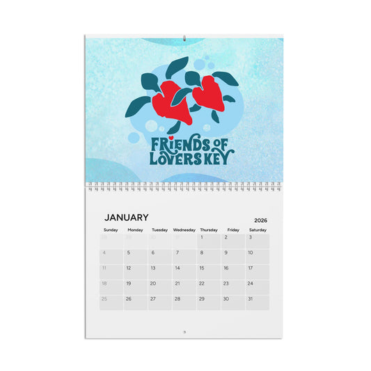 Friends of Lovers Key Wall Calendar — 2026
