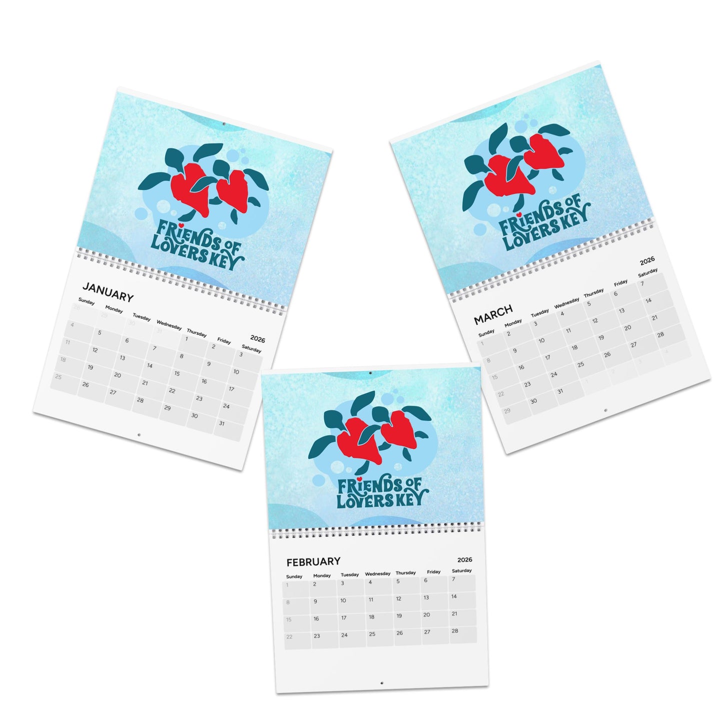 Friends of Lovers Key Wall Calendar — 2026