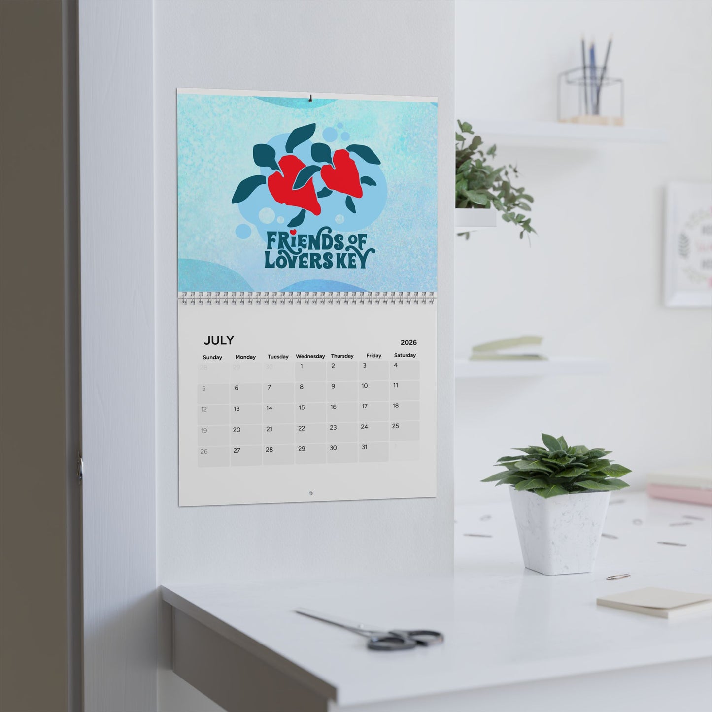 Friends of Lovers Key Wall Calendar — 2026