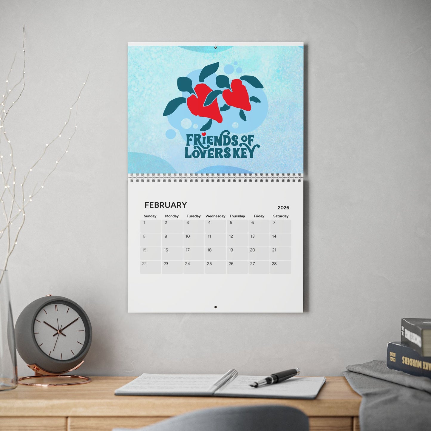Friends of Lovers Key Wall Calendar — 2026