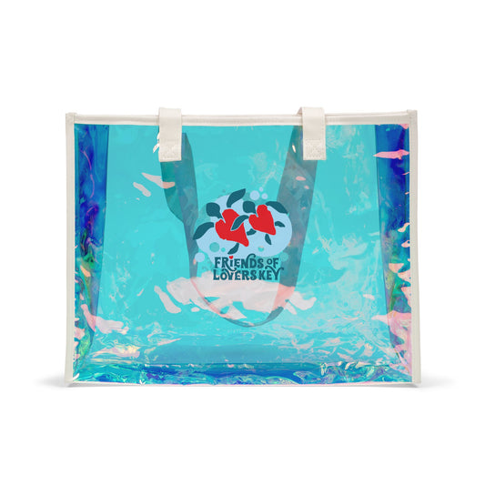 Friends of Lovers Key Weekender Bag - Holographic Beach Tote